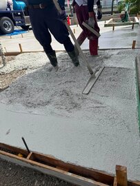 「乗用車が3000km以上走行した際に排出するCO2量を削減できます！」土間コン™︎ホワイト