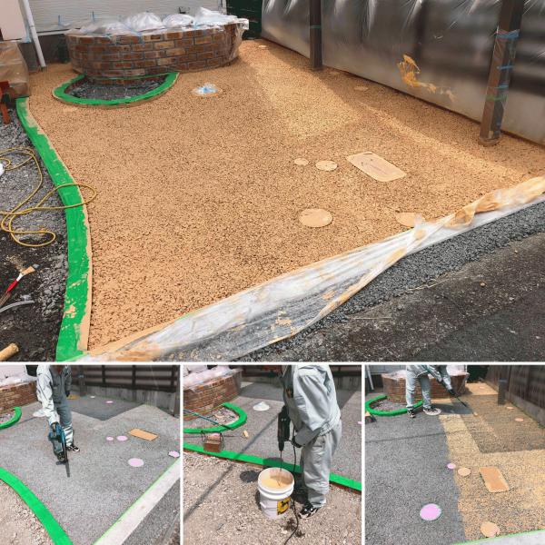 カラーを変えておしゃれな庭に 透水性コンクリート ドライテック の選べるトップコート お知らせ カラーを変えておしゃれな庭に 透水性コンクリート ドライテック の選べるトップコート お知らせ