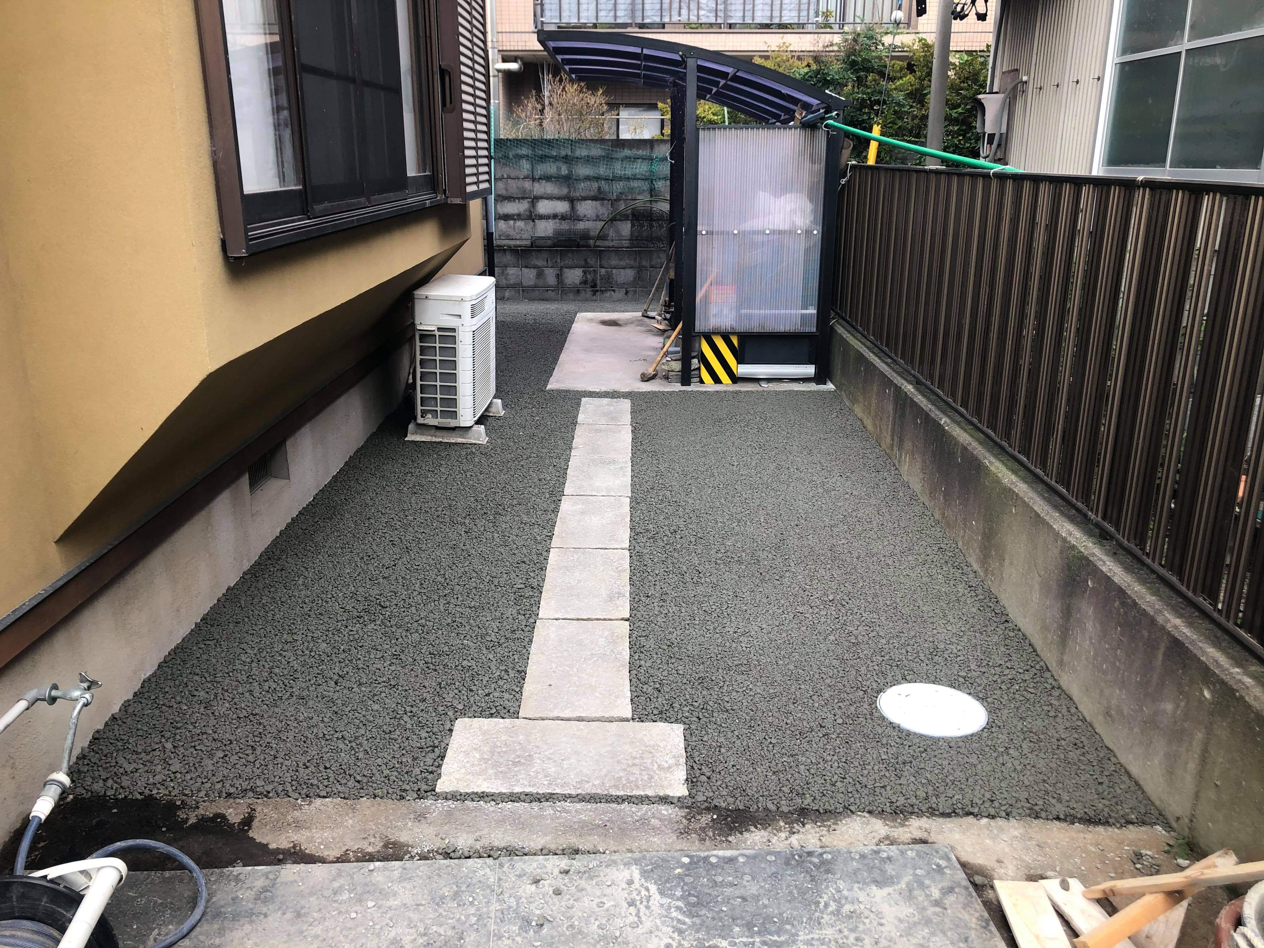 静岡県沼津市 水仕舞いと草むしり 両方解消するドライテック お知らせ