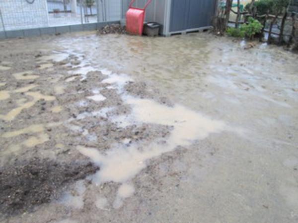 家周りの水はけが悪い 水たまりができてしまう庭の改善方法を紹介 お知らせ