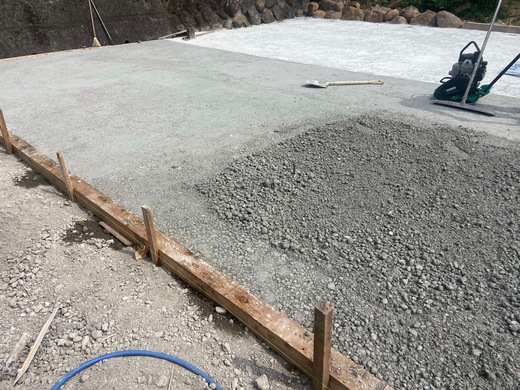 静岡】憧れの家庭用バスケットコート真っ平ら水勾配がいらないドリブル