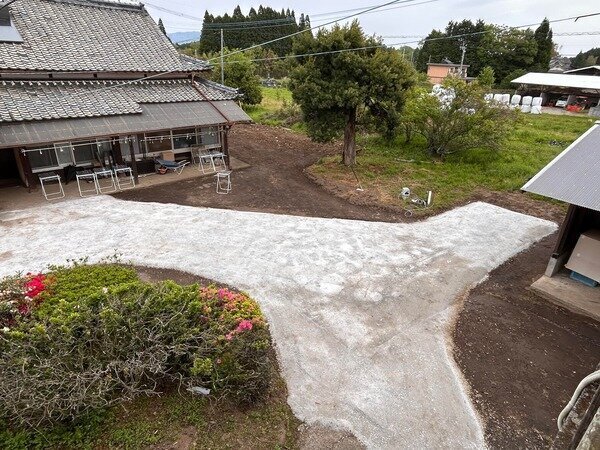 家周りの水溜り、ぬかるみを解消したい。お庭環境を整えたい。」自力で