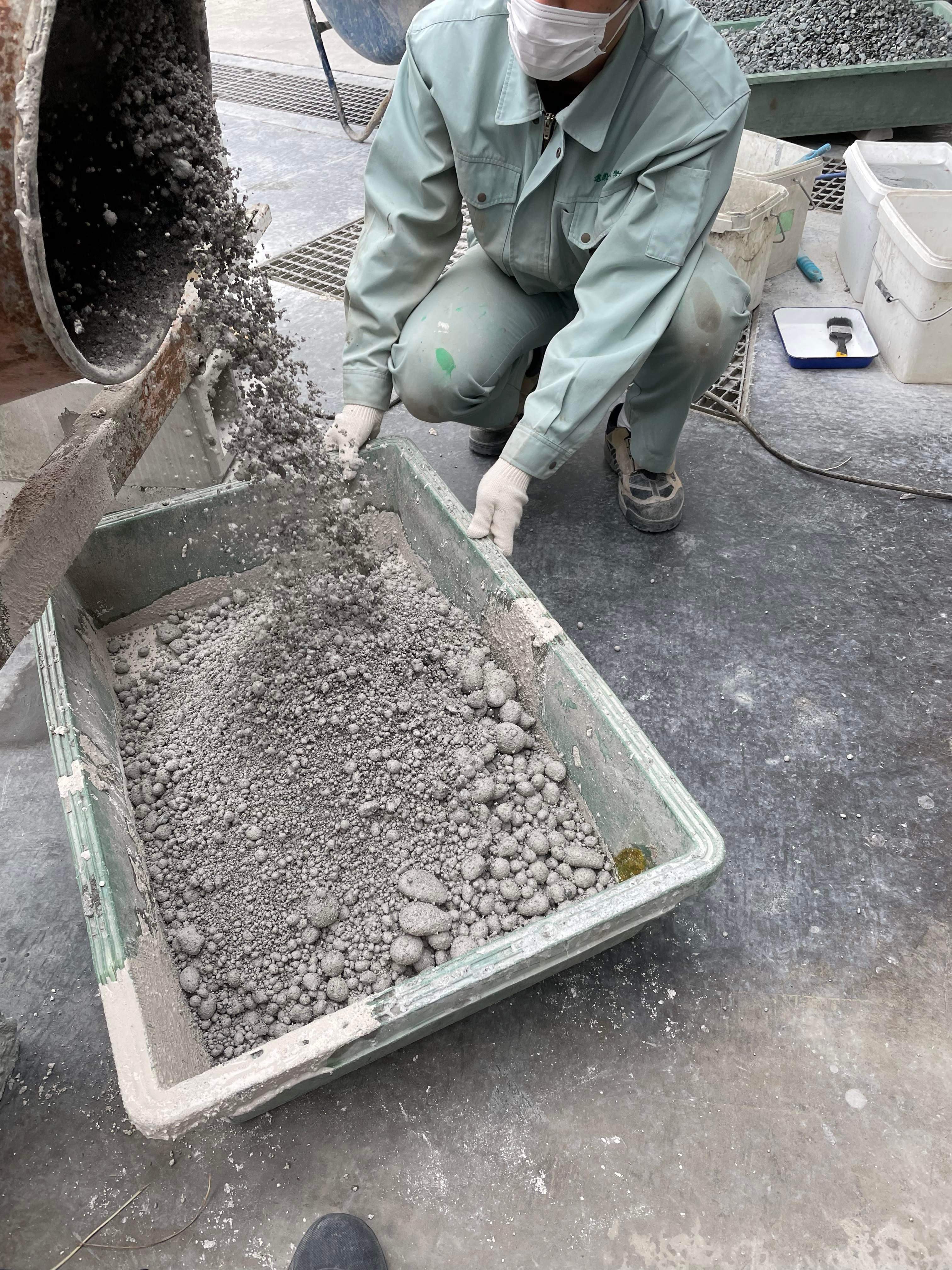 《セメントフリー》「海水とスラグだけで作った造粒ポーラスコンクリート」granZ concrete