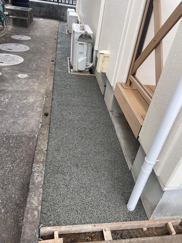 【静岡】「家周りの駐車場だけじゃない。犬走だってオコシコンの出番あり」ICC・石原工務店