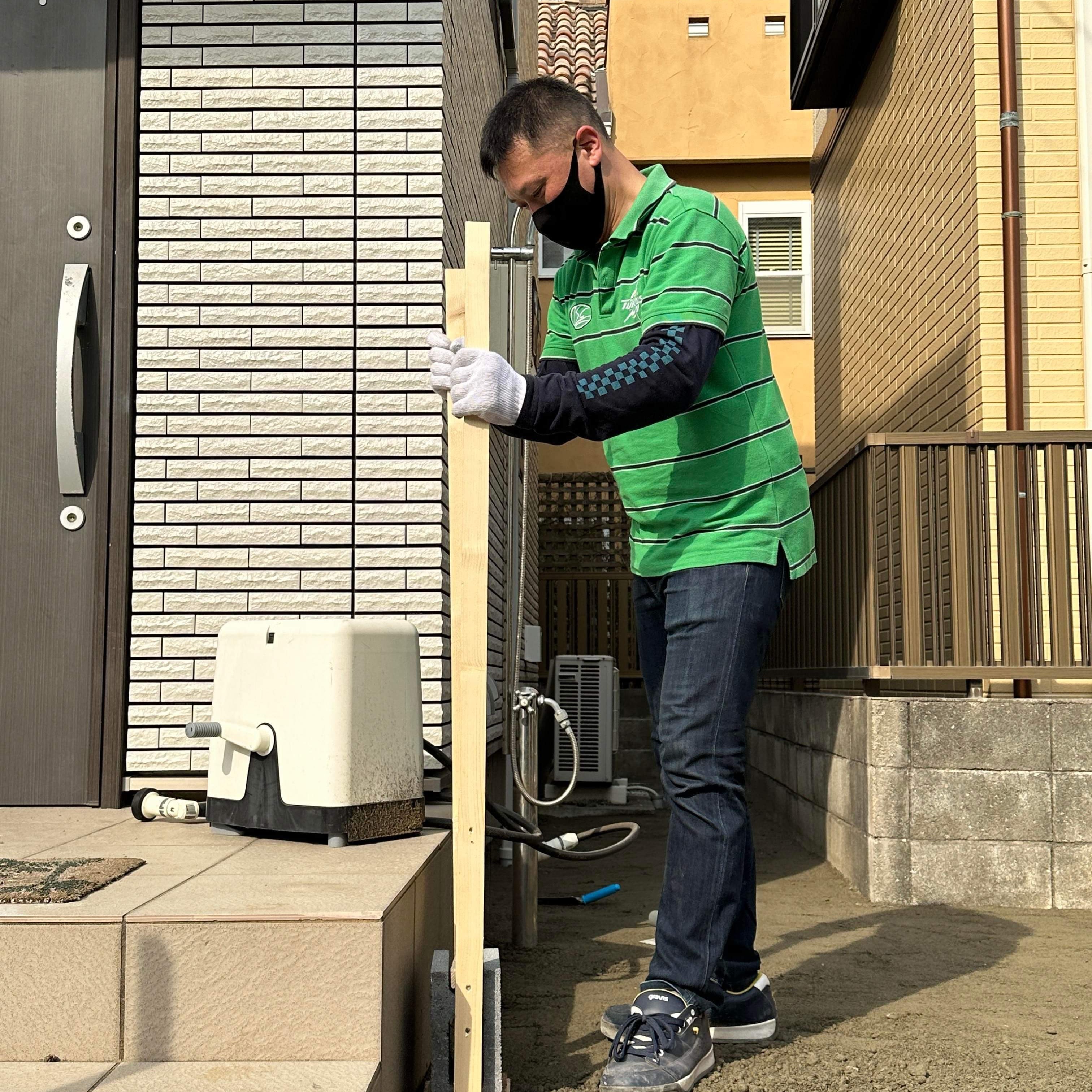 【神奈川】「駐輪場にコンクリートをDIYしたいと考えていたが自分でできる気がしなかった」伊藤知安商店
