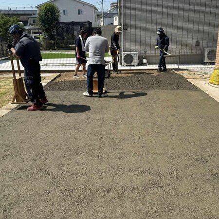 お庭の素敵な芝生を卒業して今度は素敵なバスケットコートに変身も オワコン®︎ が叶えます