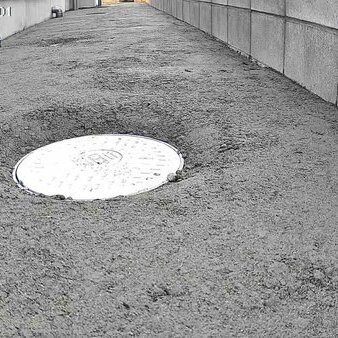 暮らしの困った水たまり（排水）や草むしりネットで【オワコン®︎まさ固®︎】注文指定の日には非接触でも完成してます