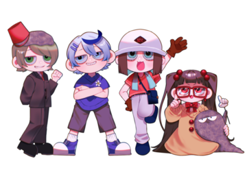 「ブログ3本丸10年記念ノベルティ！」ザンコン™︎ オコシコン®︎ オワコン®︎まさ固®︎ イワモル®︎ 