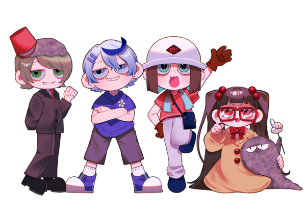 「ブログ3本丸10年記念ノベルティ！」ザンコン™︎ オコシコン®︎ オワコン®︎まさ固®︎ イワモル®︎ 