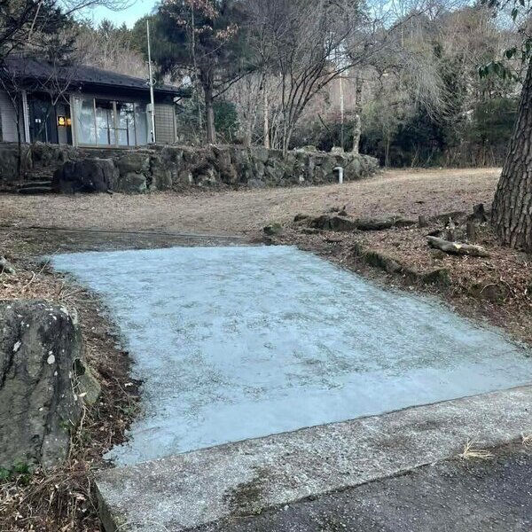 「あ、ここ、排水いいや」現場で自在に 土間コン™︎ にも変化ができる【オワコン®︎まさ固®︎】